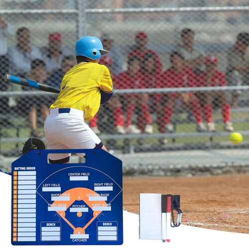 Tableau Blanc de Softball pour Tournoi: Marqueur de Score de Baseball Effaçable à Sec Double Face 2