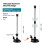 Boat Engine Flusher for Inboard Motors with Large Suction Cup for Hull Intake with Adjustable Pole 5