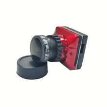 1/3 CMOS 1500TVL -FPV-Camera met 2,1 mm Lens, 5V-30V PAL/NTSC met Intern Instelbare OSD voor RC FPV-Racerdrones, Zwart