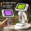 Digital Microscope Multifunctional LCD Screen Three Working Modes Removable Photo Taking Scientific Observation Grey 6