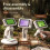 Digital Microscope Multifunctional LCD Screen Three Working Modes Removable Photo Taking Scientific Observation Grey 7