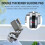 Motorcycle Windshield Camera Mount, Heavy Duty Motorcycle Camera Clamp for  Hero// Osmo Action Camera 4