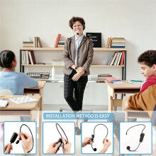 Système de Microphone Sans Fil E108 pour Saxophone - Récepteur et Émetteur avec Clip pour Microphone D'Instrument pour Saxophones, Haut-Parleurs et