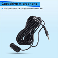 Noise Canceling 3.5mm Car Navigation Microphone 3.5mm Car External Condenser Microphone for - 5M