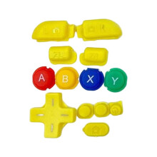 1 Sets Full Set Buttons for New 3DS XL LL Replacement Key Caps Kit Console Repair Parts(Slight Color Variance) Dark Gray