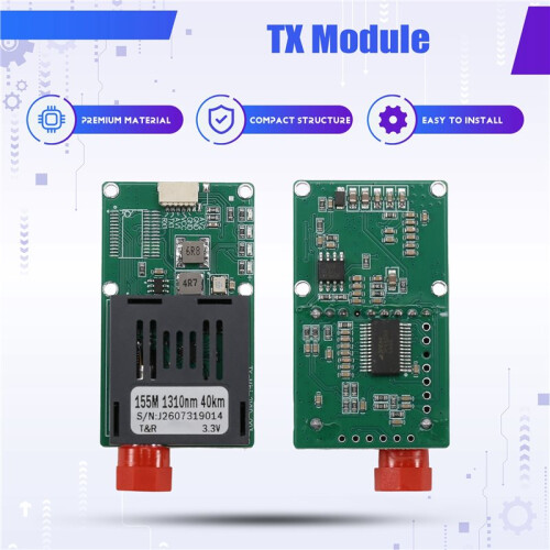 40KM TTL Optical Transmitter Module Optical End Device Dedicated Optical Port TX Module UART/SBUS 2