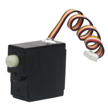 Five Wire Metal Gear Servo with Servo for 16102 16103 Q130 RC Car Upgrades Parts Accessories B