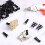 100 Pcs Car Freshies Vent Clips, Square  Air Vent for Auto Bulk Kit with 2 Storage Boxes, Square Holders 4