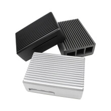 Kylflänsskyddshölje för Raspberry Pi 5 i Aluminium, Passiv Kylning, Metallskal A