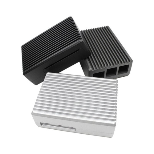 Heatsink Protective Case for Raspberry Pi 5 Aluminum Passive Cooling Metal Shell A