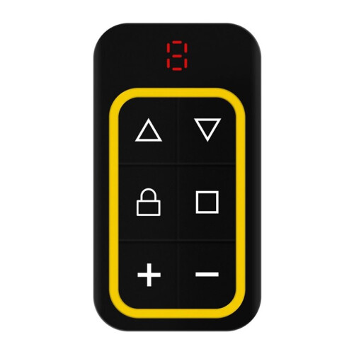 Universal Garage Remote Control Gate Key Duplicator 8 in 1 Multi Frequency Garage Door Remote Control Type-C Yellow