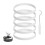 Rubber Gaskets Replacement for Nutri  Blender, 3.94in White Seal  for Auto-IQ Pro Extractor Blade BL450 2
