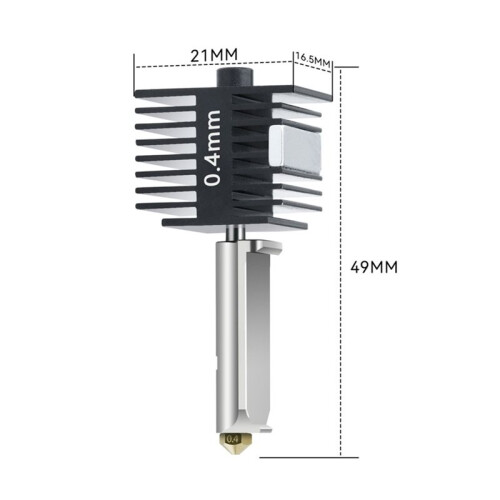 New Arrival Hotend Kit for  A1/A1  3D Printer Accessories Hot End 0.4mm Replaceable Nozzle 1