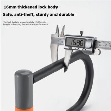 WEST BIKING Heavy Bikes Duty U Lock Bicycle Lock Bicycle U Lock Reinforced Shackle Anti Hammer Anti Cut for MTB Road Bicycle