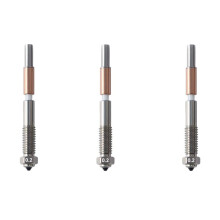 3PCS Bimetal Nozzle for QIDI Q2 Q2c 0.2/0.4mm Ceramic Quick Removal Nozzle Insulation Integration for 3D Printer A