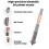 3PCS Bimetal Nozzle for QIDI Q2 Q2c 0.2/0.4mm Ceramic Quick Removal Nozzle Insulation Integration for 3D Printer A 3