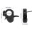 Ebike Thumb Throttle 300X, 3-Pin SM Plug 12-72V Speed Accelerator for 22mm Handlebars, Replacement Throttle 7