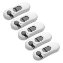 Paquete de 5 Candados de Seguridad para Refrigerador A Prueba de Niños, Candados Resistentes para Refrigerador para Niños con Adhesivo, No Se