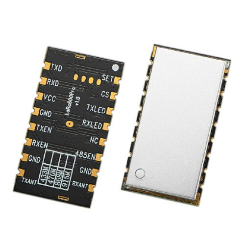 LoRa600Pro 100mW LoRa Module Dual-Antenna Port 5KM TTL 40CH LoRa Serial Wireless Communication Module 868Mhz 1