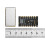 LoRa600Pro 100mW LoRa Module Dual-Antenna Port 5KM TTL 40CH LoRa Serial Wireless Communication Module 868Mhz 7