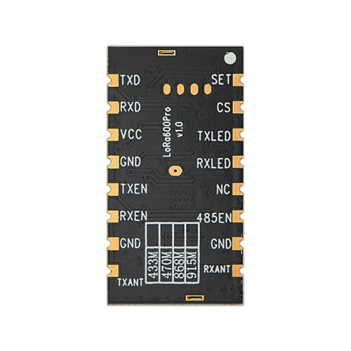 LoRa600Pro 100mW LoRa Module Dual-Antenna Port 40CH 5KM TTL LoRa Serial Wireless Communication Module 433Mhz 2