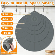 7 Pack Silicone Lids Silicone Pot Lids Reusable Heat-Resistant Food Storage Covers for Pots, Pans, and Bowls