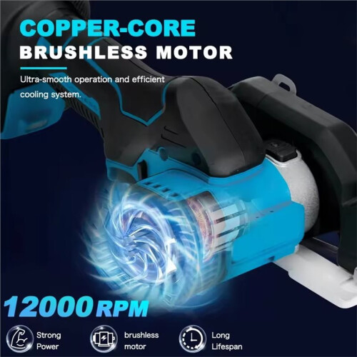 3 Inch Brushless  Angle Grinder 76mm Compact Cut Off Tool for  18V Battery(Without Battery) 2