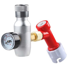 Regulator CO2 Keg Charger Kit 0-60 PSI with Pin Lock Gas Disconnect for Draft Beer Soda