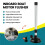 Boat Engine Flusher for Inboard Motors with Large Suction Cup for Hull Intake with Adjustable Pole 3