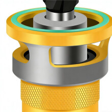 1set 4-Flute Countersink Drill Bit with Depth Stop for SEMI-Automatic Depth Adjustment for Wood Plastic Adjustable Drill
