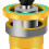 1set 4-Flute Countersink Drill Bit with Depth Stop for SEMI-Automatic Depth Adjustment for Wood Plastic Adjustable Drill 1
