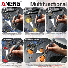 ANENG GN705 Digital SMD Pinzette Tester Wiederaufladbarer Widerstands-Kapazitäts-Automatikmessung Dioden-Tester Werkzeug