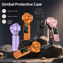 Magnetische Volledige Lichaams Beschermcase Kit voor Pocket 4 Pro Anti-Kras Lensdeksel Gimbal Camera Beschermhoes Roze