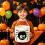 Cesta de Decoração de Halloween - Cesta de Abóbora de Corda de ALgodão para Doces, Presentes e Diversão Sazonal B 8