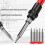 ANENG Electronic Repair Welding Tools Soldering Iron Kit,Digital Display,Temperature Control,with 5 Tips Black-EU Plug 3