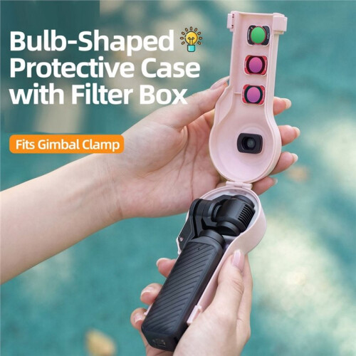 Gimbal Protective Case for  Pocket 4/3 Full-Coverage Shock-Resistant Case Hard Case Protector for  Pocket 4 F 1