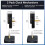 2PCS Quartz Clock Mechanism Replacement Kit, 5 Pairs Clock Hands(16/23mm) for DIY Clock Repair  Projects 3