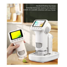 1600X Handheld Microscope 2-Inch Screen Children'S Magnifier Lens Portable Electron Microscope Supports Photos