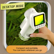 1600X Handheld Microscope 2-Inch Screen Children'S Magnifier Lens Portable Electron Microscope Supports Photos