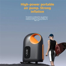 Inflatable Electric Air Pump 20PSI High Speed Air Compressor for Outdoor Surfing Paddle Board Airbed Boat Kayak
