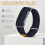 Nylon Sport Wrist Strap for   Air Bands, Adjustable Breathable Replacement Soft Loop Wristband Dark 2