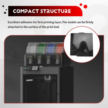 2pcs 3D Printer PEO PET Build Plate for Bambu-Lab X1/X1C/X1E/P1P/P1S/A1 3D Printer,PEO+Carbon Fiber PET Surface257x257mm