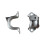 1set Stabilizer Mount 1044383 1188383 Suitable for  Model S/X 2012-2016 2