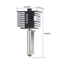 Kit de Hotend de Nova Chegada para Impressora 3D para A1/A1 Acessórios Hot End Bico Substituível 0.8MM