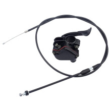 Ensemble de Poignée D'Accélérateur à Pouce 7/8" 22mm avec Câble D'Accélérateur, Kit de Remplacement D'Accélérateur pour Quad de 50-250cc