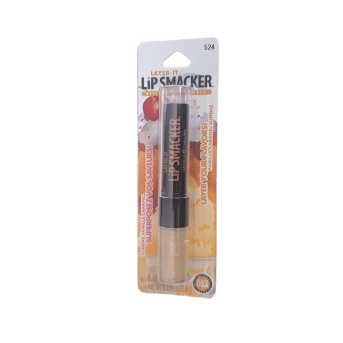 Lip Smacker Layer-It Liquid + Gloss, Vanilla Caramel Sundae, 524