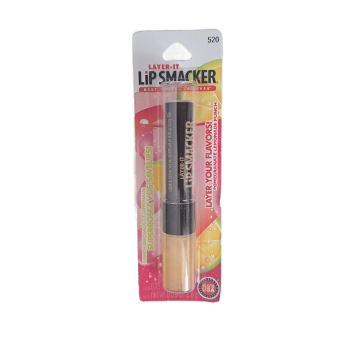 Lip Smacker Layer-It Liquid + Gloss, Pomegranate Lemonade Punch, 520