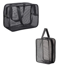 Bolsa De Almacenamiento De Viaje Bolsa De Almacenamiento De CosméTicos De Malla Completa Bolsa De Lavado De Manos PortáTil