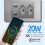 Brazilian Standard Socket Light  Socket Wall Power Socket Dual USB Type-C 10A Fast Charge 20W /Off 2 BR Socket 5