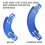 Racetrack Connectors, 90 Degree Replacement Curved Track Pieces 4-Pack Replacement for  Curved Track Corners 2